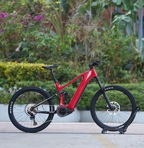 מכירת חיסול - אופני הרים חשמליים Bafang M560 קרבון עם מתלים מלאים, סוללה נסתרת 48V 15A, שלט רחוק, מוט אוכף 750W, אופניים חשמליים למבוגרים - Product Image 3