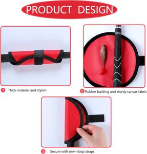 Set di 4 Custodie per Esche da Pesca con Cinghia Regolabile, Facile Visibilità, Protezione per Ami, Sicurezza per <span class=keywords><strong>Pescatori</strong></span>, in Poliestere - Product Image 4