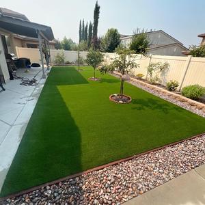 Césped <span class=keywords><strong>Artificial</strong></span> Misento, Alfombra de Césped Sintético para Interiores/Exteriores, Resistente a la Intemperie y a los Rayos UV, para Balcón, <span class=keywords><strong>Terraza</strong></span>, Jardín, Fácil de Instalar, Ignífugo - Product Image 4