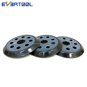 EVERTOOL pneumatik 5/16x24 Thread Backing Pad - <span class=keywords><strong>Hook</strong></span> & <span class=keywords><strong>Loop</strong></span> amplas Pad 125mm Backup Plate untuk mesin poles OEM - Product Image 5