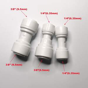 1/4 "3/8" सीधे संघ त्वरित फिटिंग कनेक्टर के आकार के समान सीधे एडाप्टर पुश-को आकार देने के लिए बराबर सीधे एडाप्टर पुश-को आकार दिया - Product Image 3