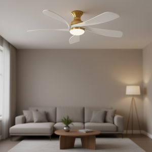 <b>LED</b> Ceiling Fan 52 Inch With Dimmable 3 Color <b>Light</b> DC Motor Remote <b>Control</b> Modern Design For Living Room - Product Image 2