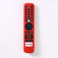Funda protectora antideslizante de silicona hueca para control remoto TCL RC716/RC833 GUB1