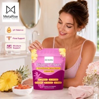 Gummies Probiotiques Véganes pour Femmes, Marque Blanche, à l'Extrait de Fleurs, Mélange Féminin qui Favorise l'Équilibre du pH et l'Hydratation (Vente en Gros)