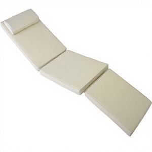 Coussin de siège en mousse de haute qualité pour chaise longue, <span class=keywords><strong>transat</strong></span> de bain de soleil, <span class=keywords><strong>transat</strong></span> <span class=keywords><strong>pliant</strong></span>, repose-pieds amovible, épais et confortable - Product Image 1