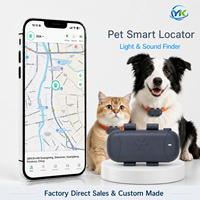 Rastreador GPS 4G LTE Impermeable con Beidou, GLONASS, Galileo, Bluetooth, Aplicación Android, LBS, Geo-Cerca, Monitoreo de Movimiento y Sueño, Collar