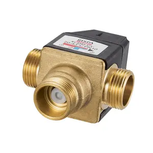 Top Vendor 3/4" 3 Way Valve Brass Thermostatic Mixing Valve BJ45005