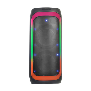 Altavoz inalámbrico Bluetooth para exteriores Doble 8 pulgadas 80W DJ altavoz OEM ruidoso con entrada de guitarra - Product Image 1