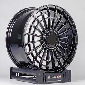 Jantes forgées Bku pour Mercedes W222 W223 CLE CLA CLS <span class=keywords><strong>Classe</strong></span> C E 18 19 20 <span class=keywords><strong>21</strong></span> pouces 5x112 Design en maille Monobloc Jantes en alliage - Product Image 3