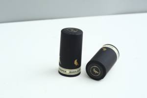 Umwelt freundliches benutzer definiertes Logo 32*50mm PVC-Schrumpf gummi kapsel für Gewürze Getränke Sojasauce Essig flasche - Product Image 6