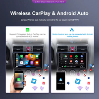 Estéreo Giratorio para Auto Android Podofo de 9 Pulgadas 1 Din 2+64GB CarPlay Android Auto GPS WiFi Venta al por Mayor