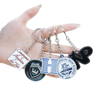 Porte-clés en métal personnalisé 2D 3D, souvenir, design sur mesure, logo, or, argent, émail doux