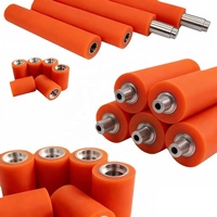 Rodillo de Silicona Industrial Personalizado, Resistente al Desgaste, Rueda Transportadora, Piezas de Maquinaria, Rodillo de Goma de Silicona