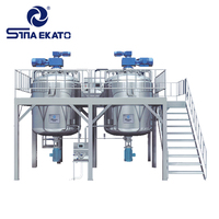 Machine de fabrication de détergent liquide multifonctionnelle en promotion avec moteur et pompe SUS304/SUS316L pour le broyage de produits chimiques et de shampoings
