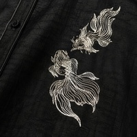 Nouvel Arrivage – Vêtement d'extérieur en soie Gambiered 100 % soie de mûrier, coupe ample, demi-manches, inspiré du patrimoine culturel immatériel chinois
