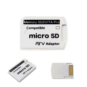 V6.0 메모리 SD2Vita 프로 TF 마이크로 카드 홀더 메모리 카드 컨버터 케이스 PSV Vita1000 2000 메모리 스틱 어댑터
