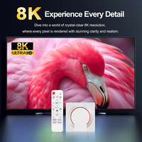Boîtier TV intelligent Android 16 8K, Hub vidéo, Système multimédia domestique, Wi-Fi, Quad Core, Décodeur intelligent