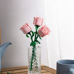 Juego de Bloques de Construcción de Rosas Eternas para Niños, Juguete de Ensamblaje, Regalo para el Día de San Valentín y el Día del Maestro - Product Image 3