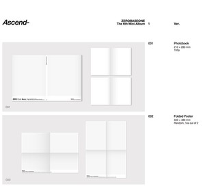 ZEROBASEONE Ascend 1 Ver 10 Ver มินิอัลบั้มชุดที่ 6 อัลบั้มซีดีเคป๊อปอย่างเป็นทางการ โฟโต้บุ๊ค โฟโต้การ์ด โปสเตอร์ ของขวัญรุ่นลิมิเต็ดอิดิชั่น - Product Image 4