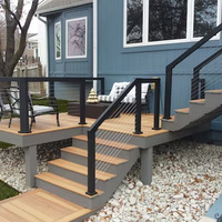 EKOO Offre Spéciale Balustrades pour Escaliers Intérieurs et Extérieurs, Garde-corps de Sécurité pour Clôtures, Garde-corps à Câbles pour Maisons et Hôtels
