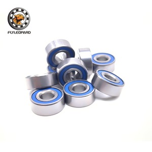Roulement à billes à gorge profonde Flyleopard Mr104 2RS 4x10x4mm bleu scellé pour moteurs et jouets - Product Image 4