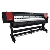 Imprimante éco-solvant grand format 1,6 m (5 pieds) à bon prix XP600 I3200 pour impression sur vinyle, tissu, toile – Idéale pour les entreprises de publicité