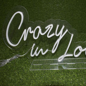 สั่งทำป้ายไฟ LED อิเล็กทรอนิกส์แบบกำหนดเองสำหรับตกแต่งผนังงานแต่งงาน; ไฟนีออนสำหรับงานปาร์ตี้ งานแต่งงาน และตกแต่งห้องนั่งเล่น - Product Image 2