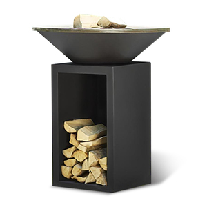 Modern Corten Steel Outdoor Fire Pit Wood Stove Matte Finished Durable Portable for Outdoor Heating - Product Image 3