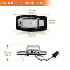 Luz LED de Alta Luminosidad para Placa de Matrícula, para Ford Escape, Mercury Mariner, <span class=keywords><strong>Mazda</strong></span> Miata <span class=keywords><strong>MX</strong></span>-<span class=keywords><strong>5</strong></span>, Luz Trasera, Buen <span class=keywords><strong>Precio</strong></span> - Product Image 4