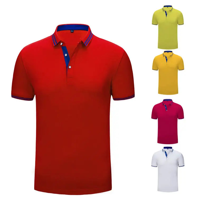 Mens Moderno Fit Manga Curta Polo T Shirt 100% Algodão Logotipo Personalizado Golf Polo Uniformes