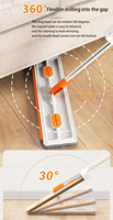 Fournisseur de serpillères pour le nettoyage des sols à domicile, serpillère plate réglable pour le nettoyage des sols, serpillère à poussière en microfibre
