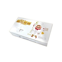 Encre de soja personnalisée tarte aux œufs portugaise pli papier boîte paquet 2 3 4 6 pièces cuire gâteau hamburger pain boîte en carton jetable
