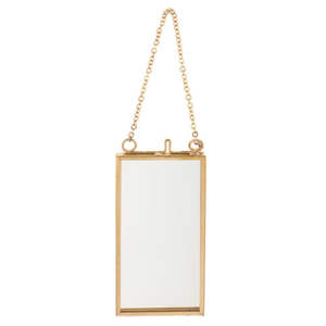 Marco de fotos de vidrio colgante antiguo - Product Image 2