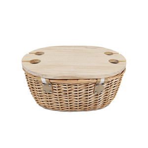 JY -- En <span class=keywords><strong>bois</strong></span> Gratuit Personnes Sok Dans Panier Vide Pliant Pull Manches Pique-nique Cadeau Pique-Nique Panier - Product Image 3
