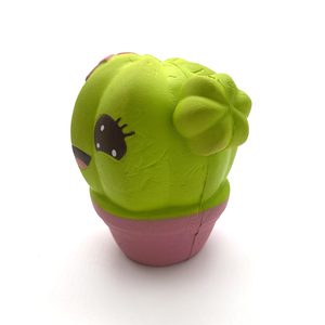 Simpatico Cactus in Vaso, Giocattolo Antistress in Schiuma PU a Rapido Recupero per Bambini, Regalo Promozionale con Logo Personalizzabile - Product Image 3