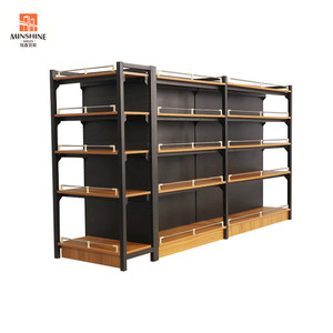 MX01 Giá Trưng Bày Sản Phẩm Tạp Hóa Giá Rượu Bằng Gỗ Kệ Siêu Thị - Product Image 1