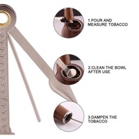 Vente en gros de tuyaux en bois de bakélite marron classique de type plié Accessoires pour fumeurs en résine technique miroir fait à la main Bon marché pour les bureaux de tabac