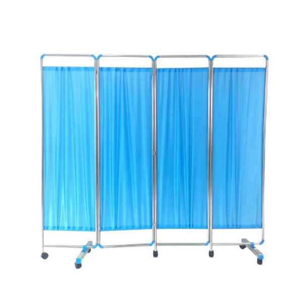4 секции нержавеющая сталь складывая экран палаты больницы
