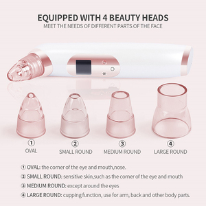 เครื่องดูดสิวหัวดำที่จมูกเครื่องดูดสิวทำความสะอาดรูขุมขนด้วยการนวดด้วยความร้อนเย็นเครื่องมือถือ - Product Image 5