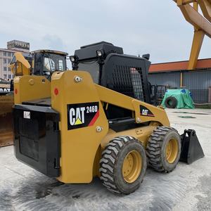 รถตักล้อยาง CAT246D มือสองคุณภาพสูง รุ่นปี 2022 รับน้ำหนักได้ 3 ตัน เครื่องยนต์ดี เหมาะสำหรับงานก่อสร้าง - Product Image 1