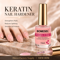 Durcisseur et fortifiant pour ongles à la kératine, anti-crevasses, base de remplissage pour ongles fragiles et cassants, fabricant OEM ODM en marque blanche