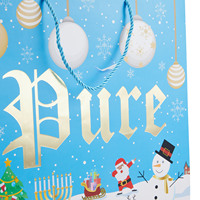 Sac à provisions personnalisé bon marché, sac cadeau Boutique avec sac cadeau en relief de ruban