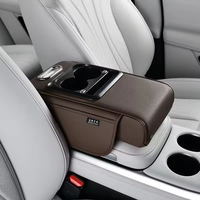 Coussin de protection universel de luxe en cuir pour accoudoir de voiture, prix de gros