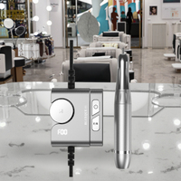 Perceuse à ongles professionnelle OEM, affichage numérique, ultra-silencieuse, 40000 tr/min, prise USB, anti-choc, outil de polissage portable