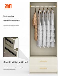 Armoire de rangement sur mesure <span class=keywords><strong>JYN</strong></span> avec coiffeuse intégrée, dressing et commode - Product Image 6