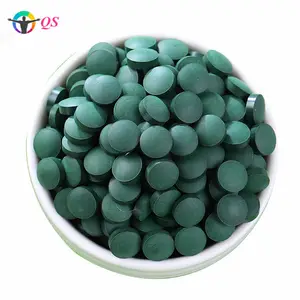 Tablet Spirulina Bubuk Organik Sertifikasi ISO, Tablet Chlorella Spirulina