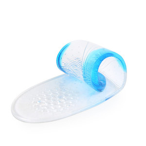 Nuovo sette punti O X gambe soletta Gel assorbimento degli urti Anti-usura <span class=keywords><strong>tacchi</strong></span> <span class=keywords><strong>alti</strong></span> invisibili pastiglie plantari fascite ortotica mezze solette - Product Image 5