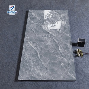 Azulejo de porcelana pulida esmaltada de alto brillo 60x120CM Diseño de mármol de cuerpo completo Materiales de construcción Azulejos de piso de habitación - Product Image 1