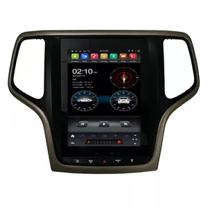 Android Car Panel Radio Tesla Vertical Touch Screen Forfor 2008-2012 Jeep Grand Cherokee Gps Navigation