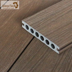 Nhị sắc chất lượng tốt nóng bán sàn ngoài trời nhựa không thấm nước composite WPC decking thiết kế mới - Product Image 1